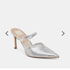 DV by Dolce Vita Silver Stiletto Heels